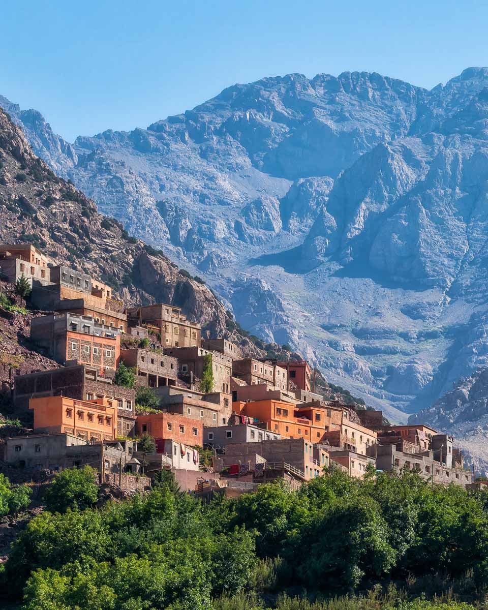 remote village in Toubkal National Park, Morocco