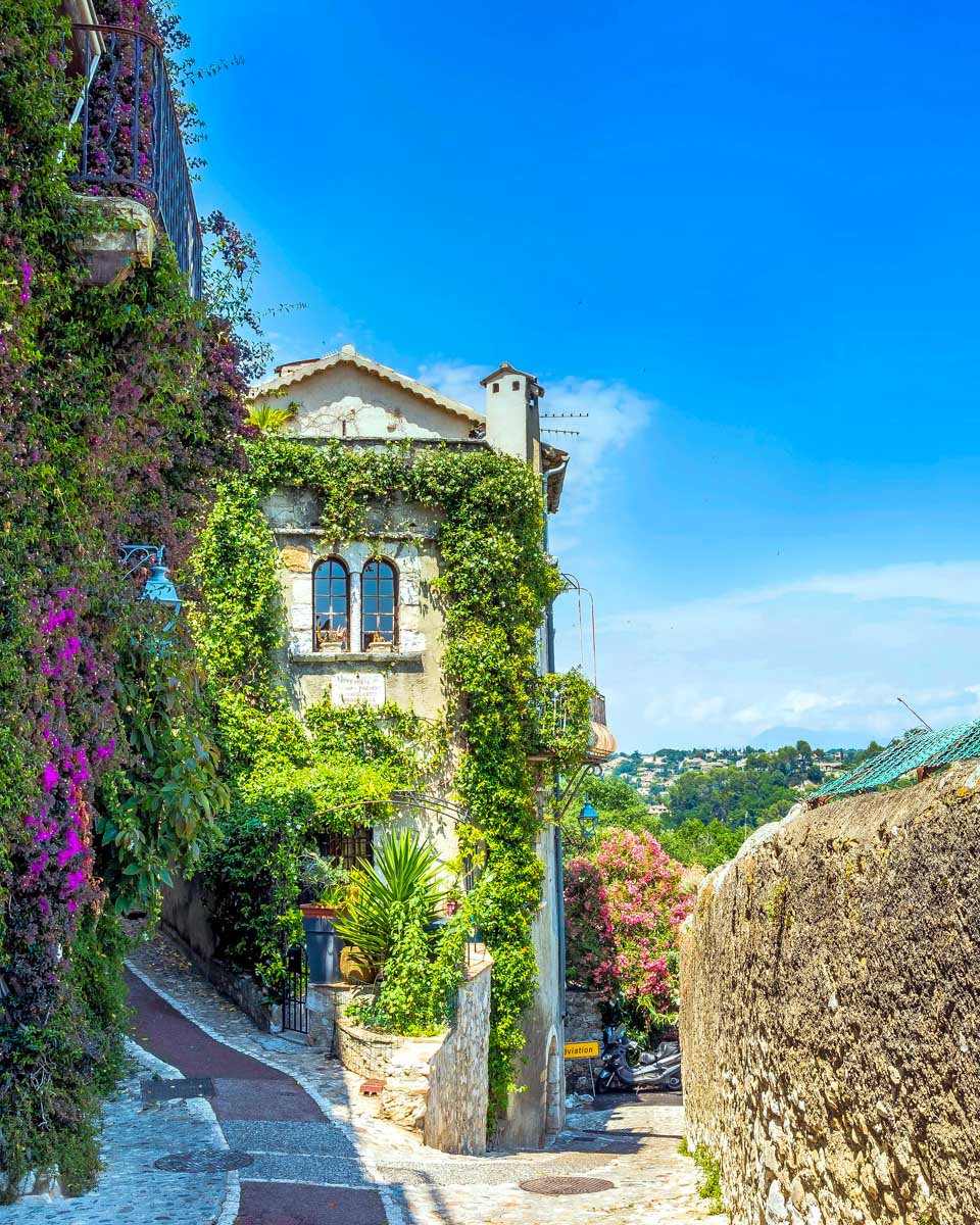 Saint Paul de Vence streets seen on a tour from Nice France