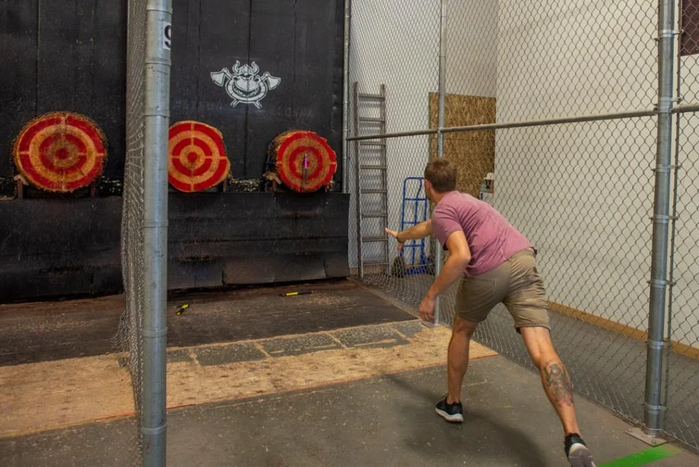 Axe throwing in Whistler BC