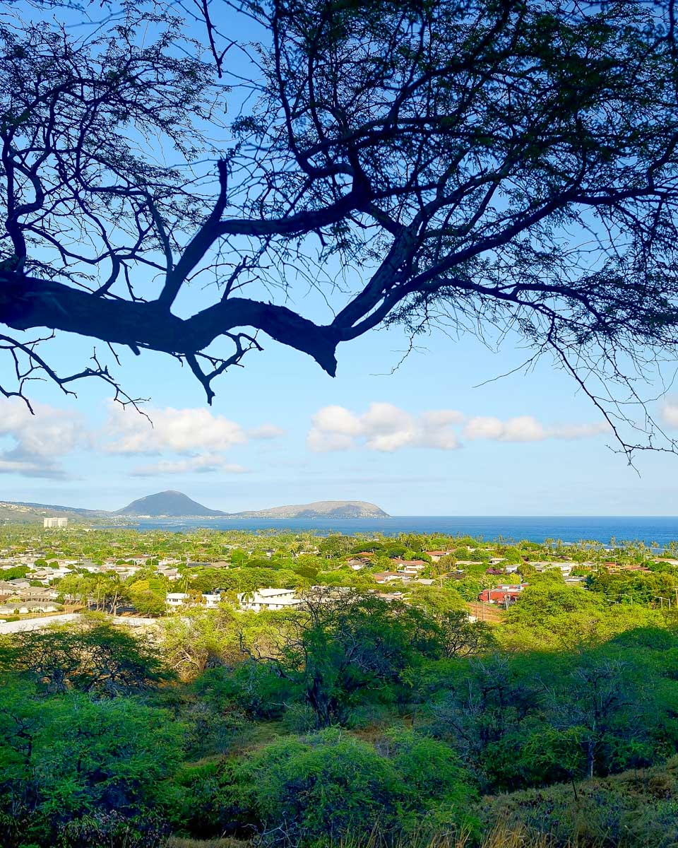 Diamond Head trail on Honolulu Hawaii