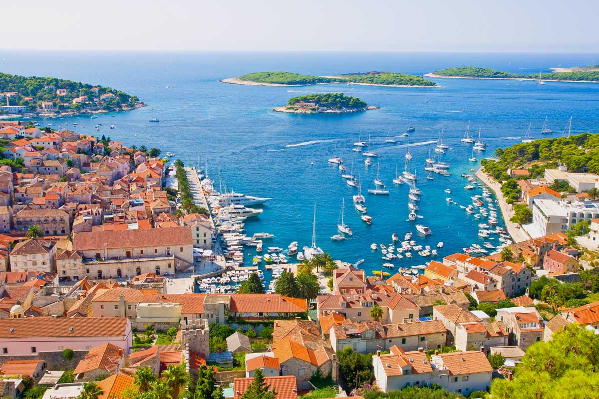 Hvar Croatia cityscape