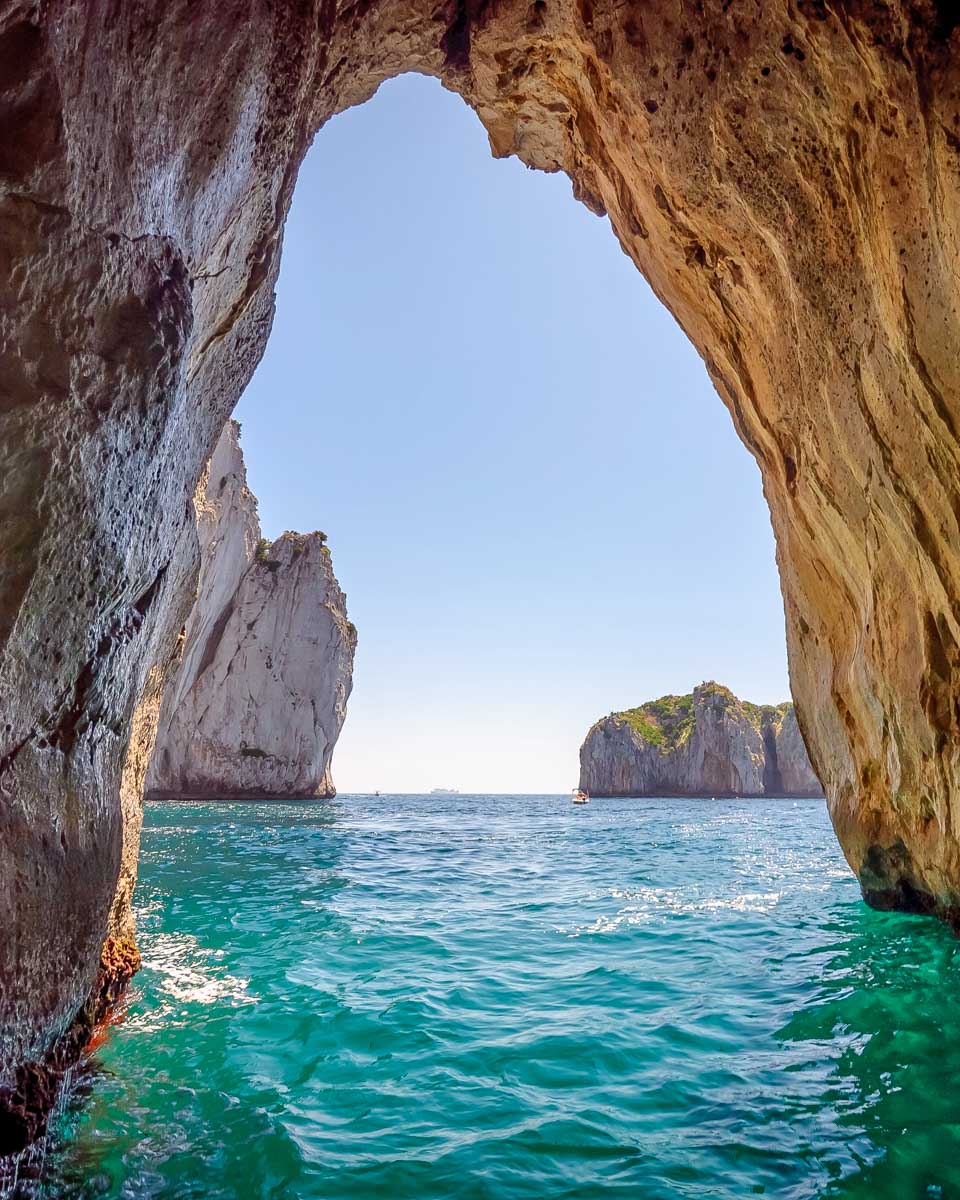 In-the-water-near-Capri-at-the-blue-grotto-near-Positano Italy
