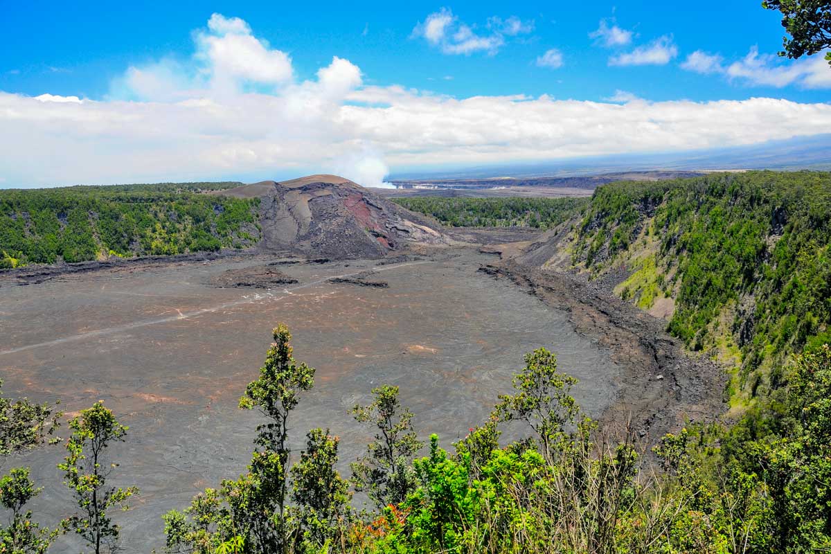 Kilauea iki Crater on Big Island Hawaii