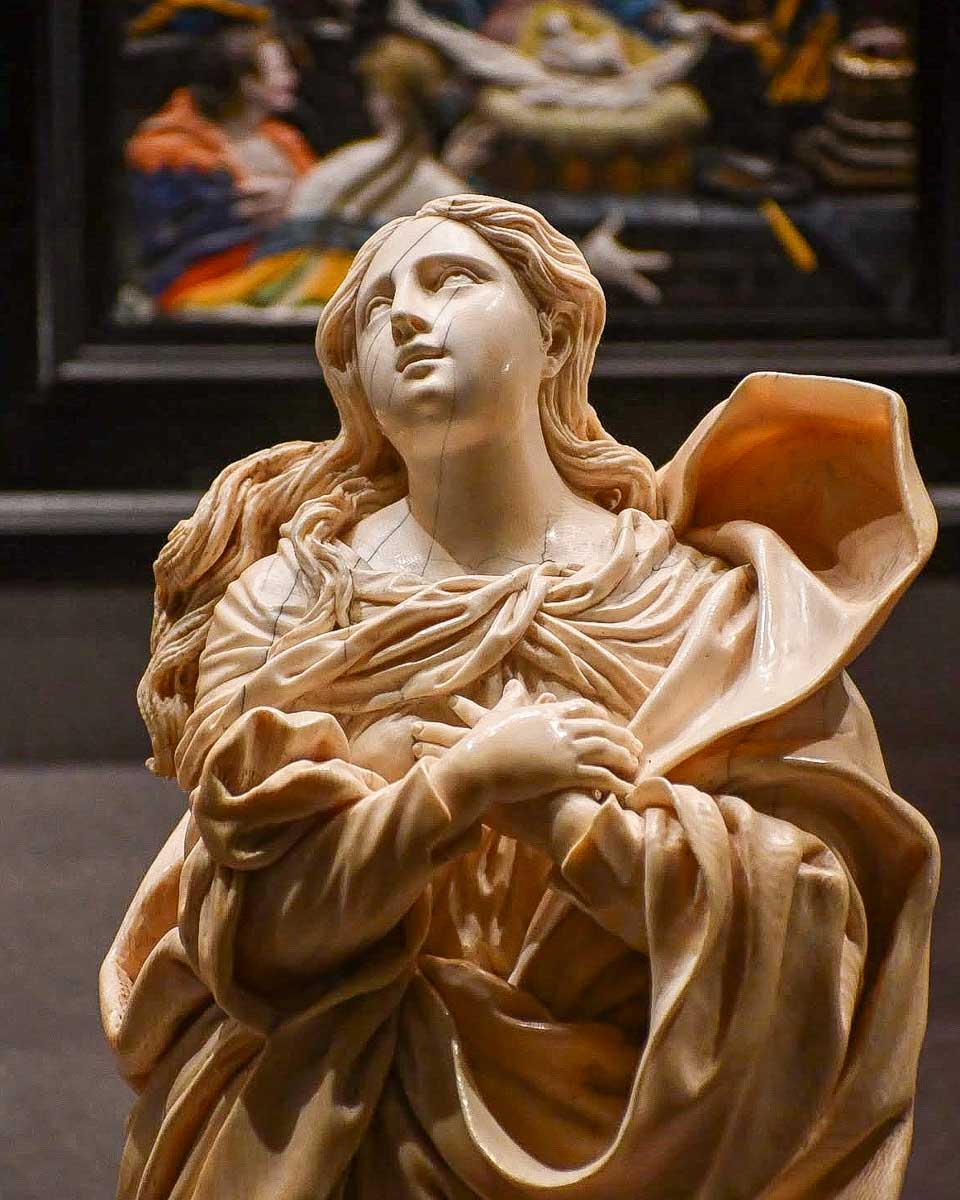 Musée du Louvre sculpture in the Louvre Paris France