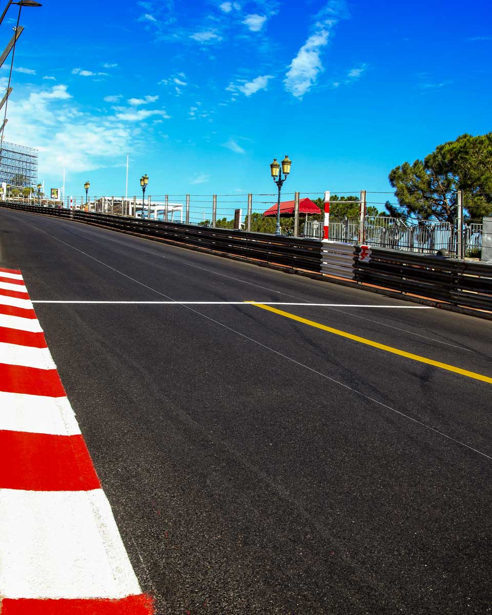 Part of the f1 track in Monaco