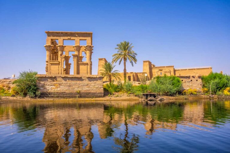 Philae Temple seen in Aswan Egypt