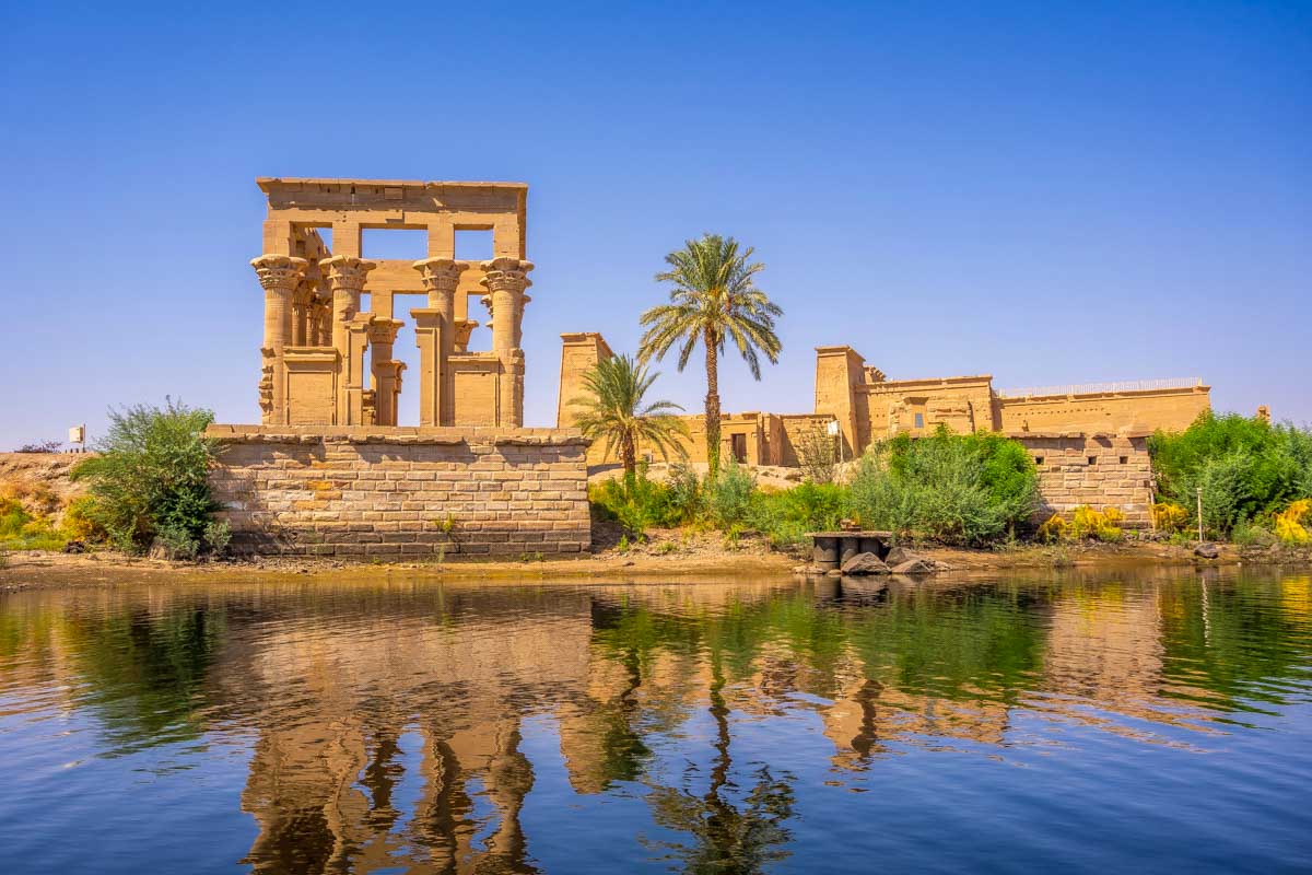 Philae Temple seen in Aswan Egypt