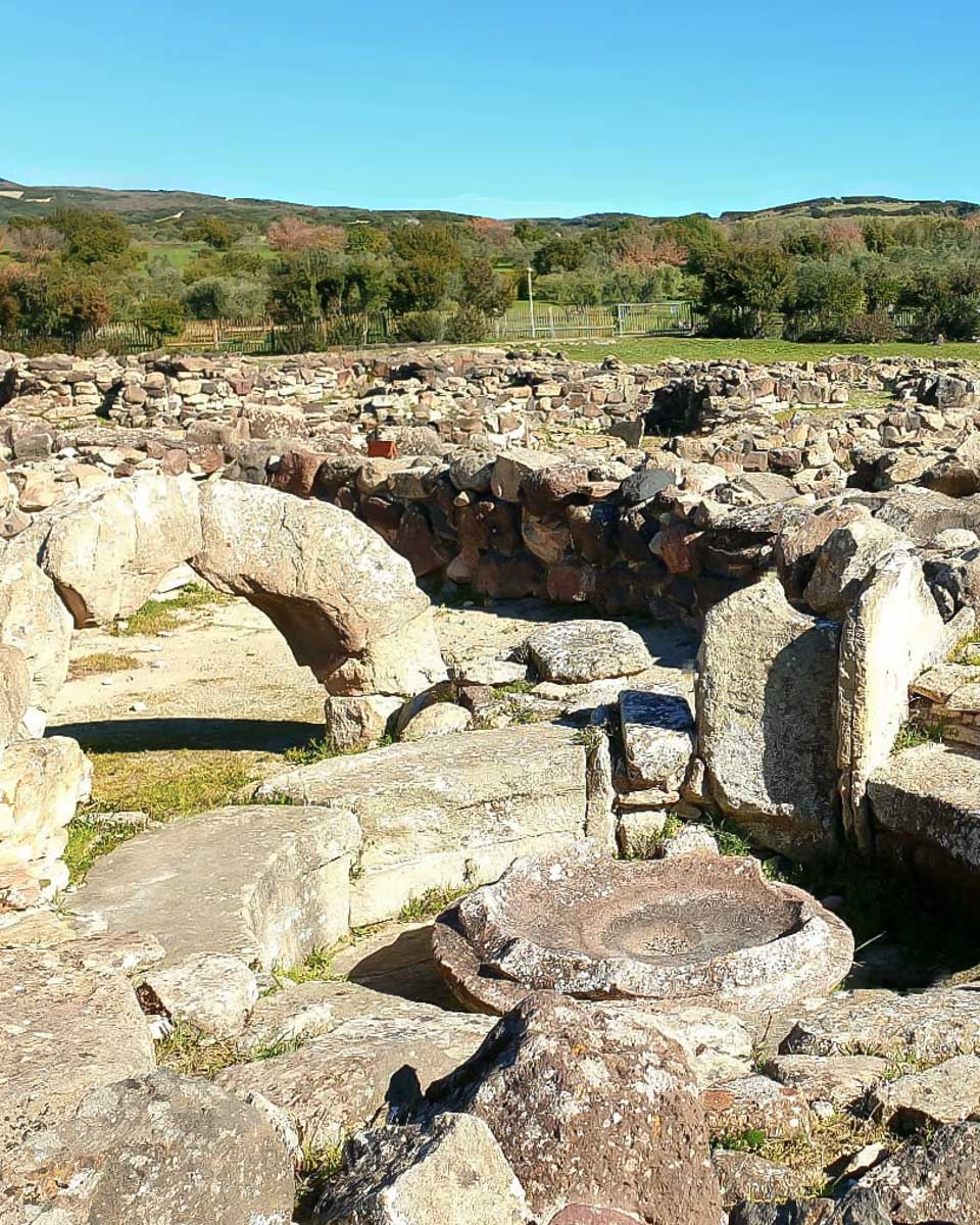 Su Nuraxi seen on a tour from Cagliari Italy