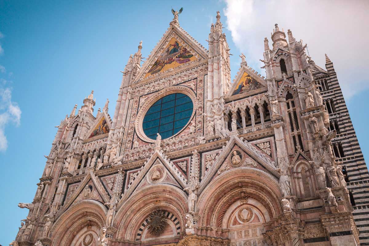 The Siena Cathedral in Siena Italy