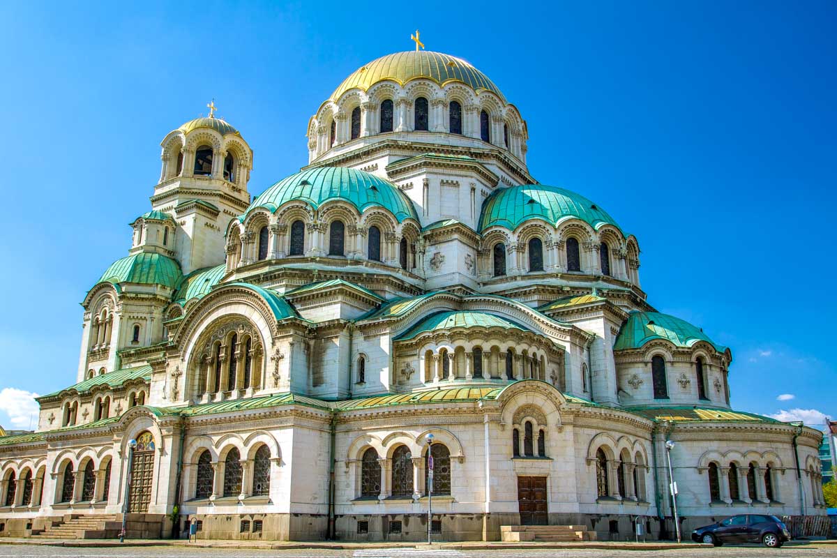 The St. Alexander Nevsky Cathedral in Sofia, Bulgaria