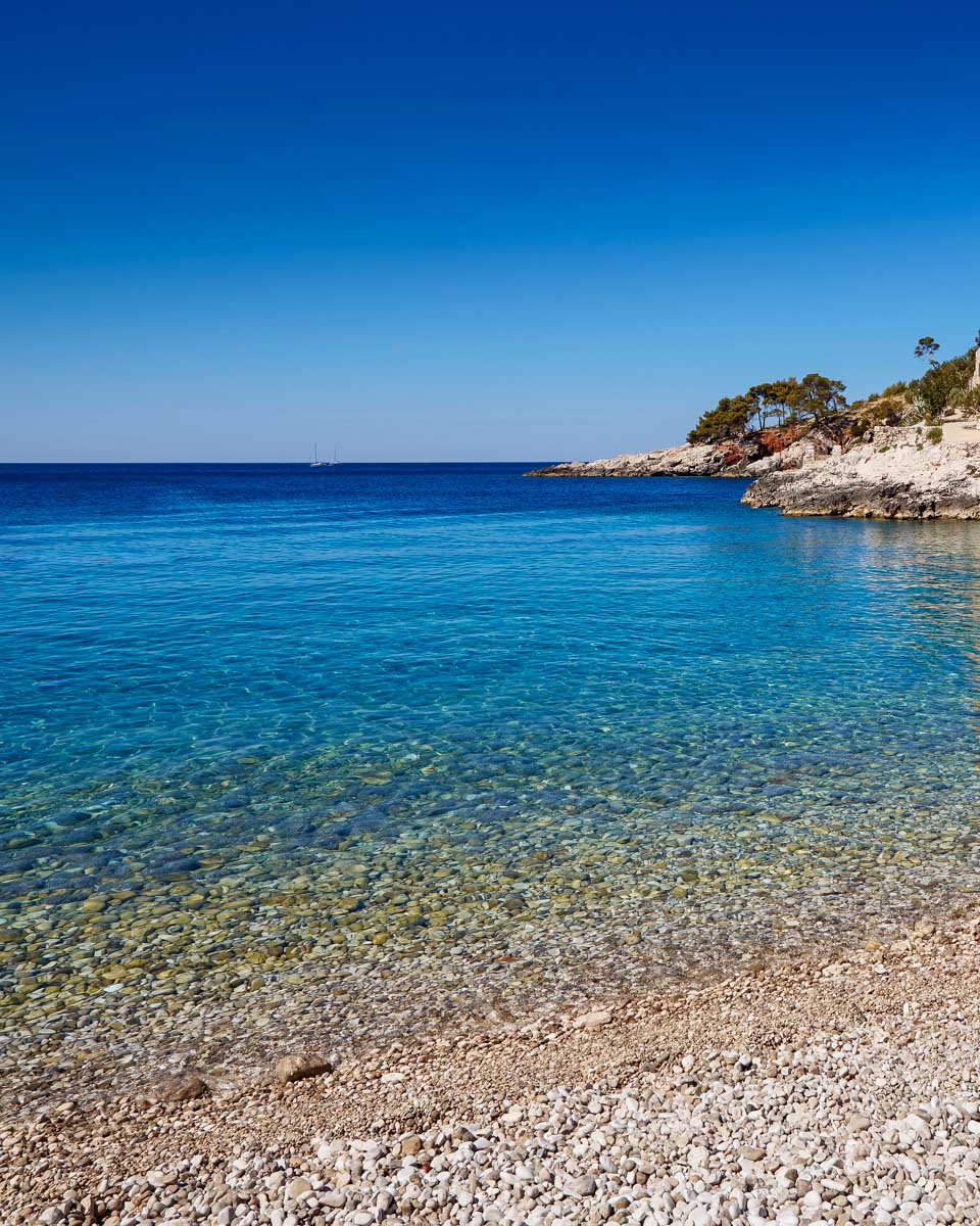 dubovica beach in Hvar Croatia