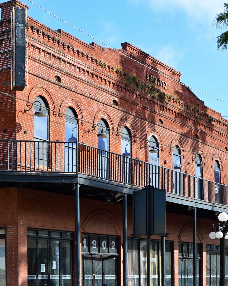 A historic building in Ybor City Tampa Florida