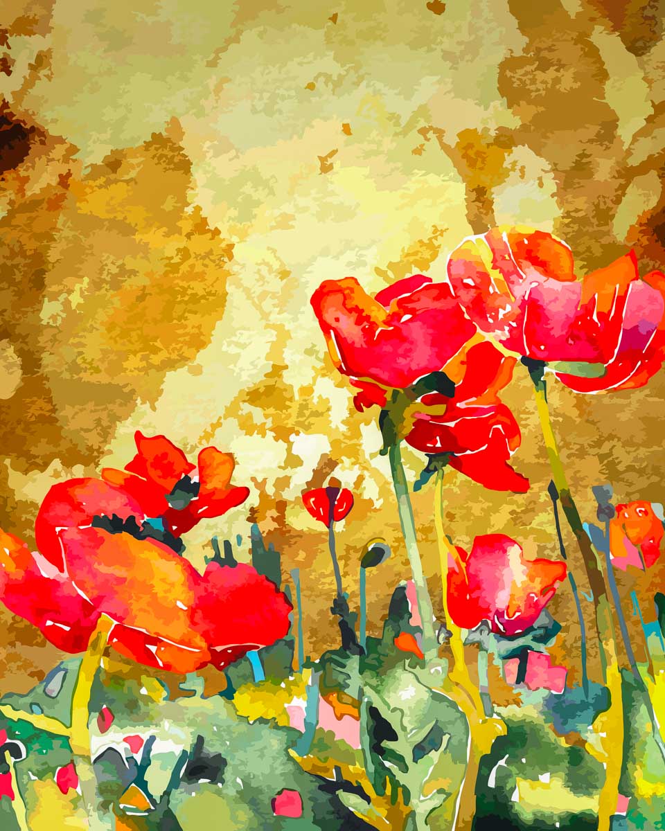 A painting made during a tour in Santa Fe New Mexico