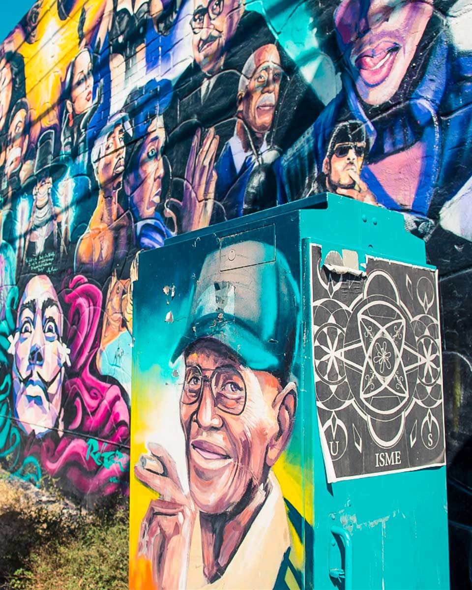 Austin Detours a mural seen on a tour of Austin Texas