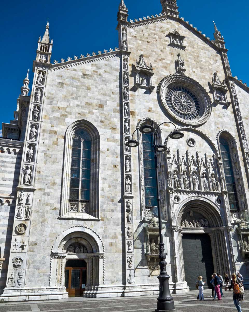 Cathedral of Como on Lake Como Italy