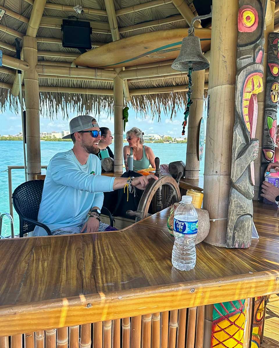Cruisin' Tikis Clearwater a tiki boat cruise from Tampa Florida