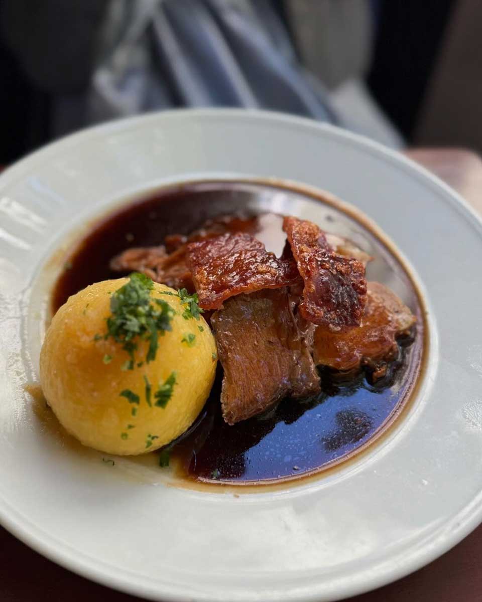 Dinner at the Augustiner Klosterwirt in Munich Germany