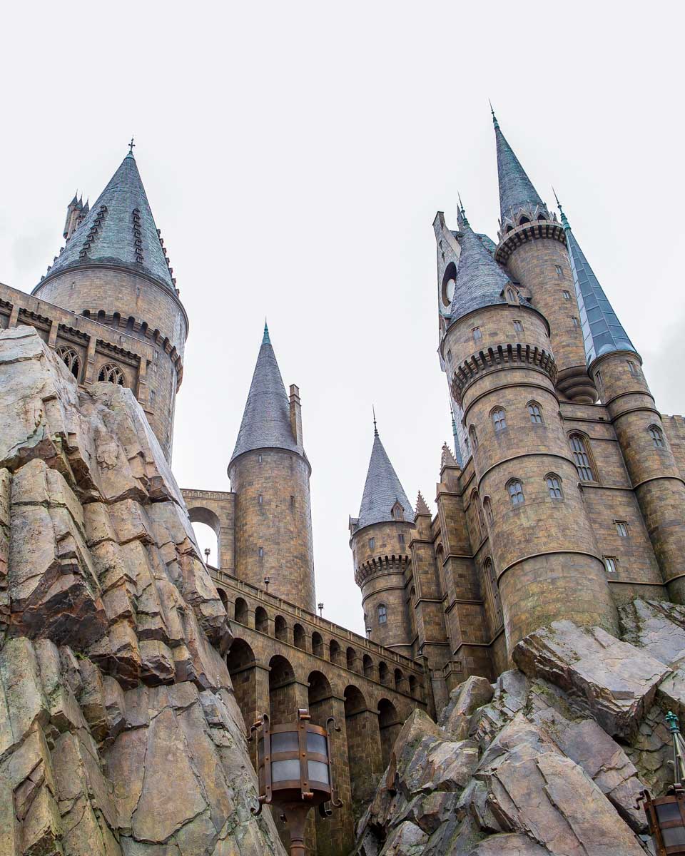 Hogwarts seen at Universal Studios Hollywood Los Angeles California