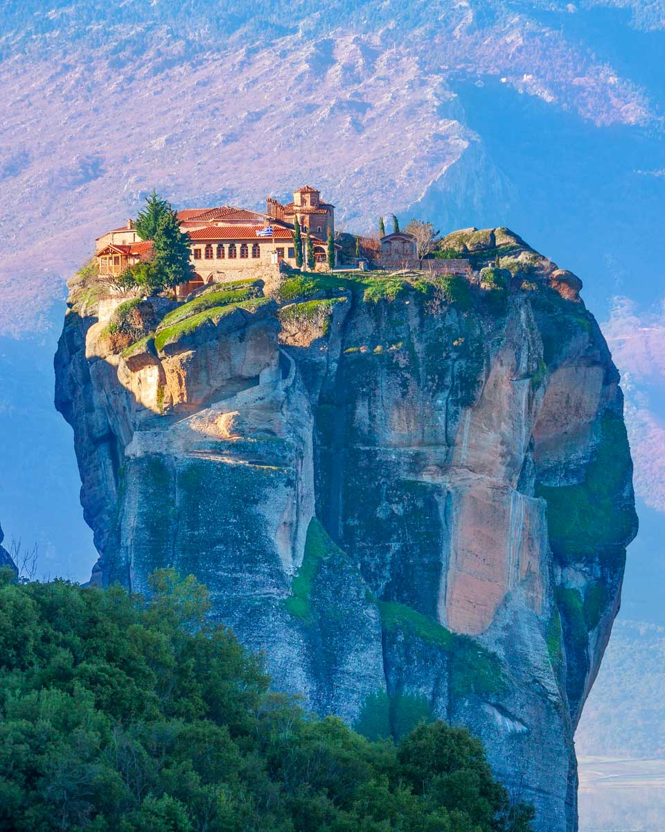 Holy Trinity Monastery in Meteora on a trip from Athens
