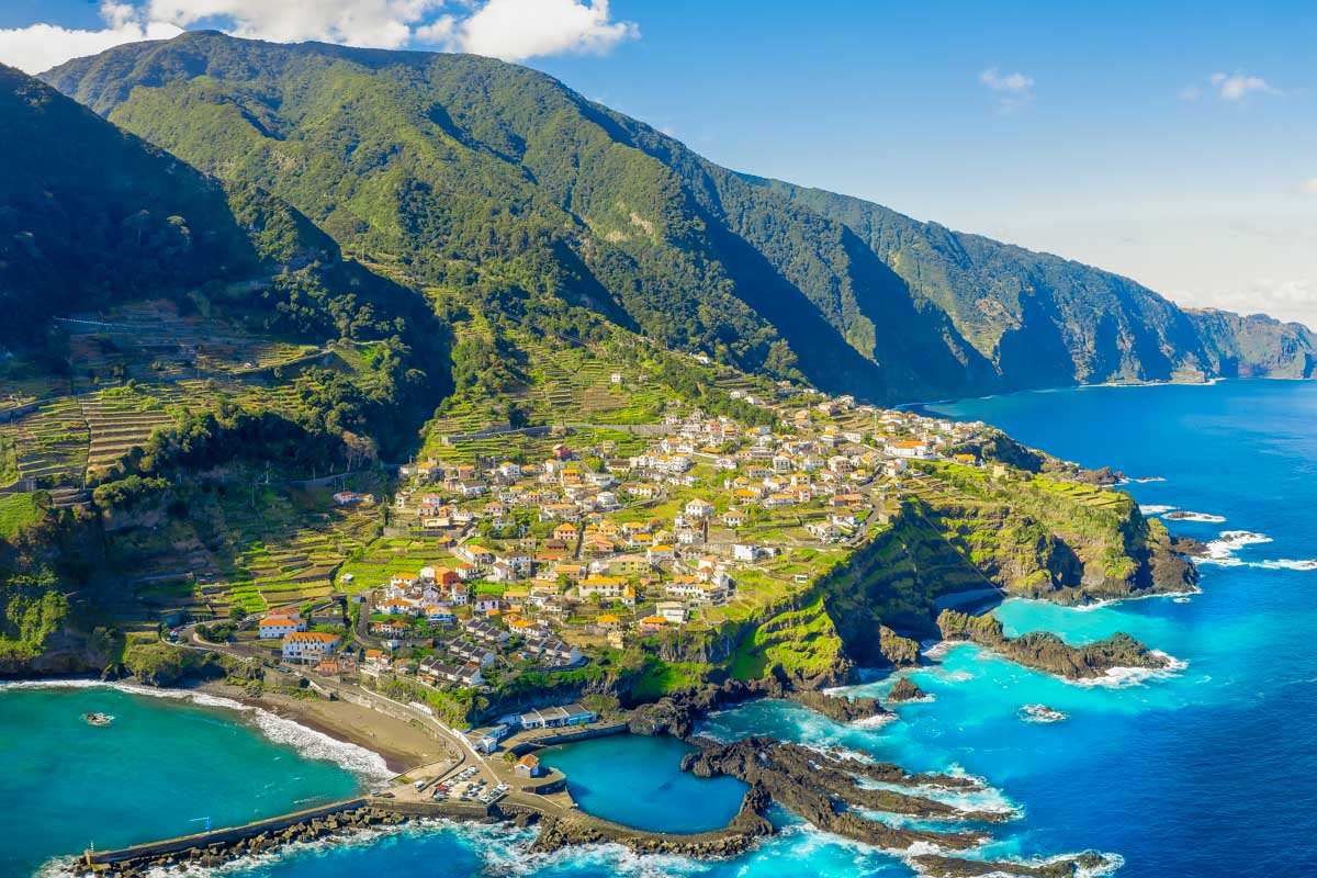 Landscape of madeira portugal