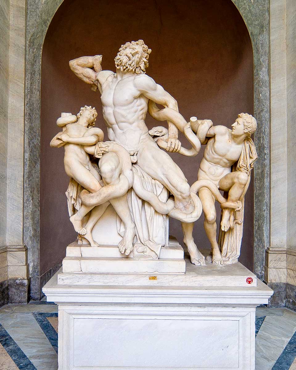 Laocoon and His Sons statue in Vatican Museum Vatican Rome