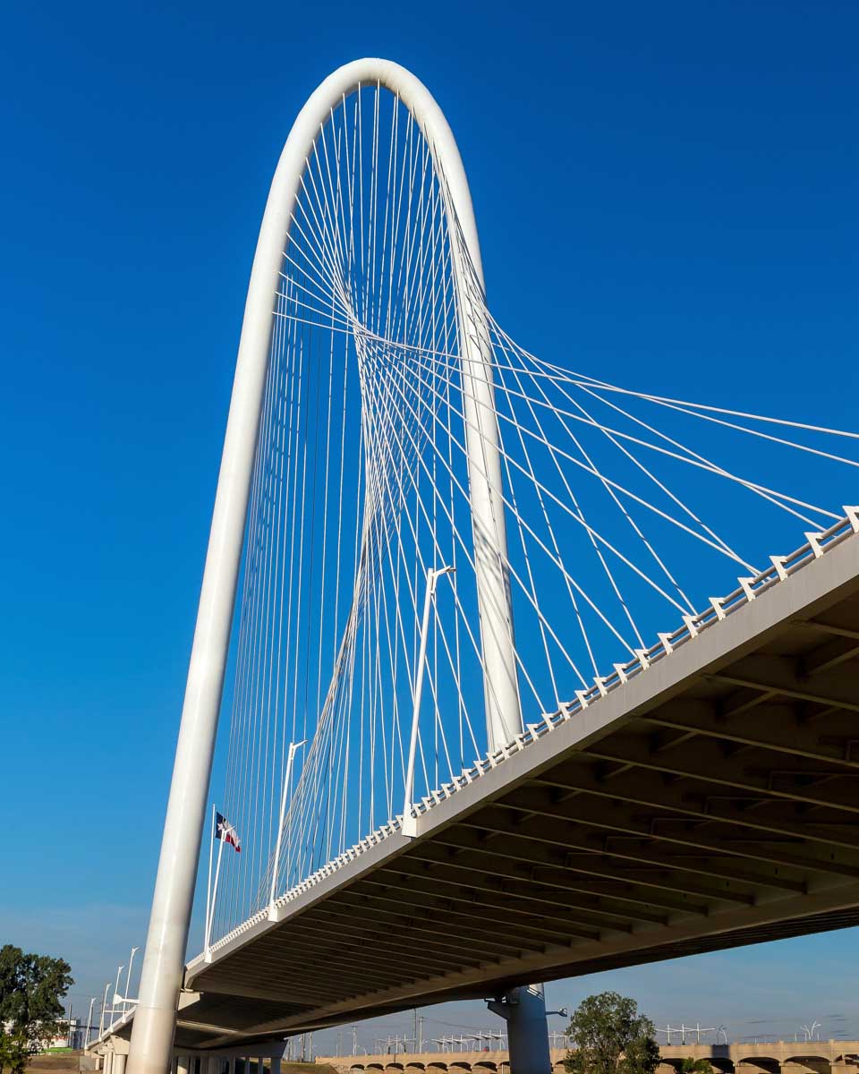 Margaret Hunt Hill Bridge in Dallas Texas