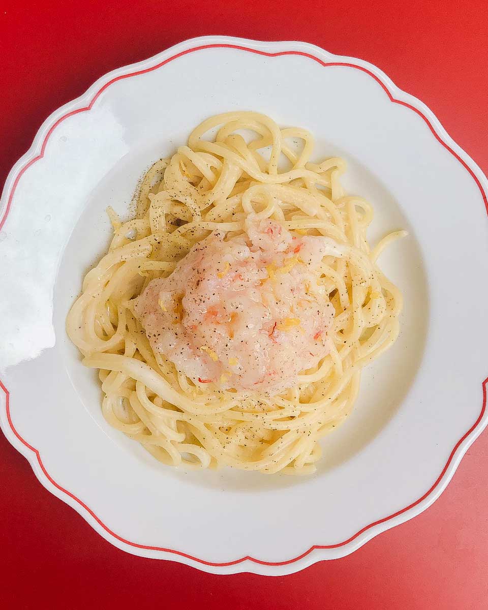 Miscusi a pasta dish from Miscusi in Milan Italy 2