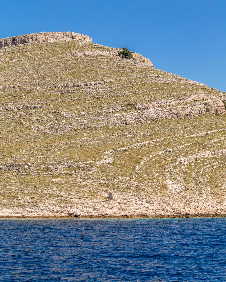 Part of Kornati national park seen on a tour from Zadar Croatia