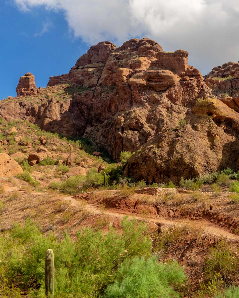 Phoenix Arizona Camelback Mountain on a hiking tour