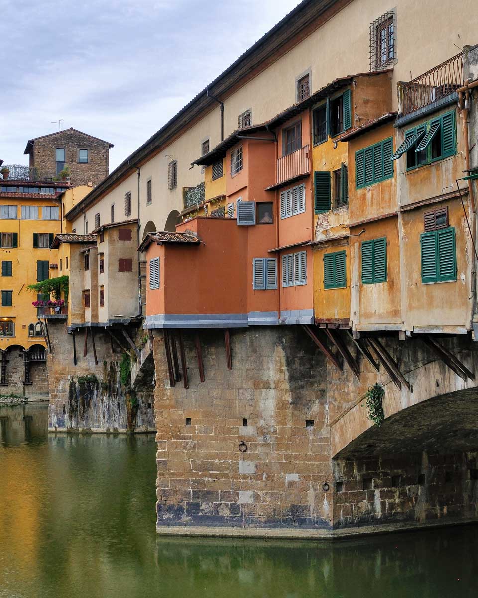 Ponte Vecchio bridge in Florence Italy