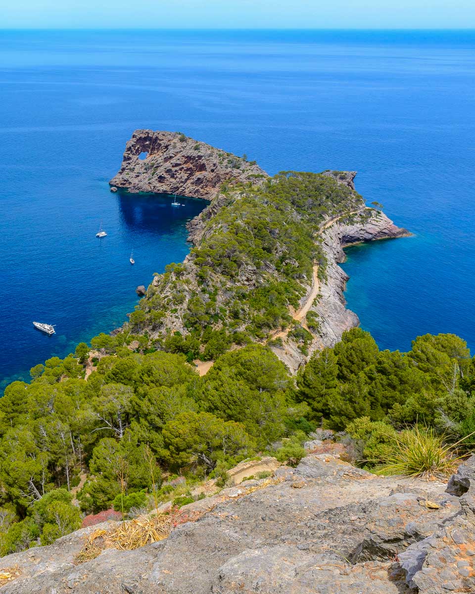Sa Foradada Cape seen on a tour from Mallorca Spain