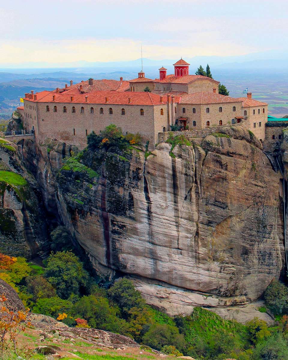 St. Stephen's Monastery in Meteora seen on a tour from Athens