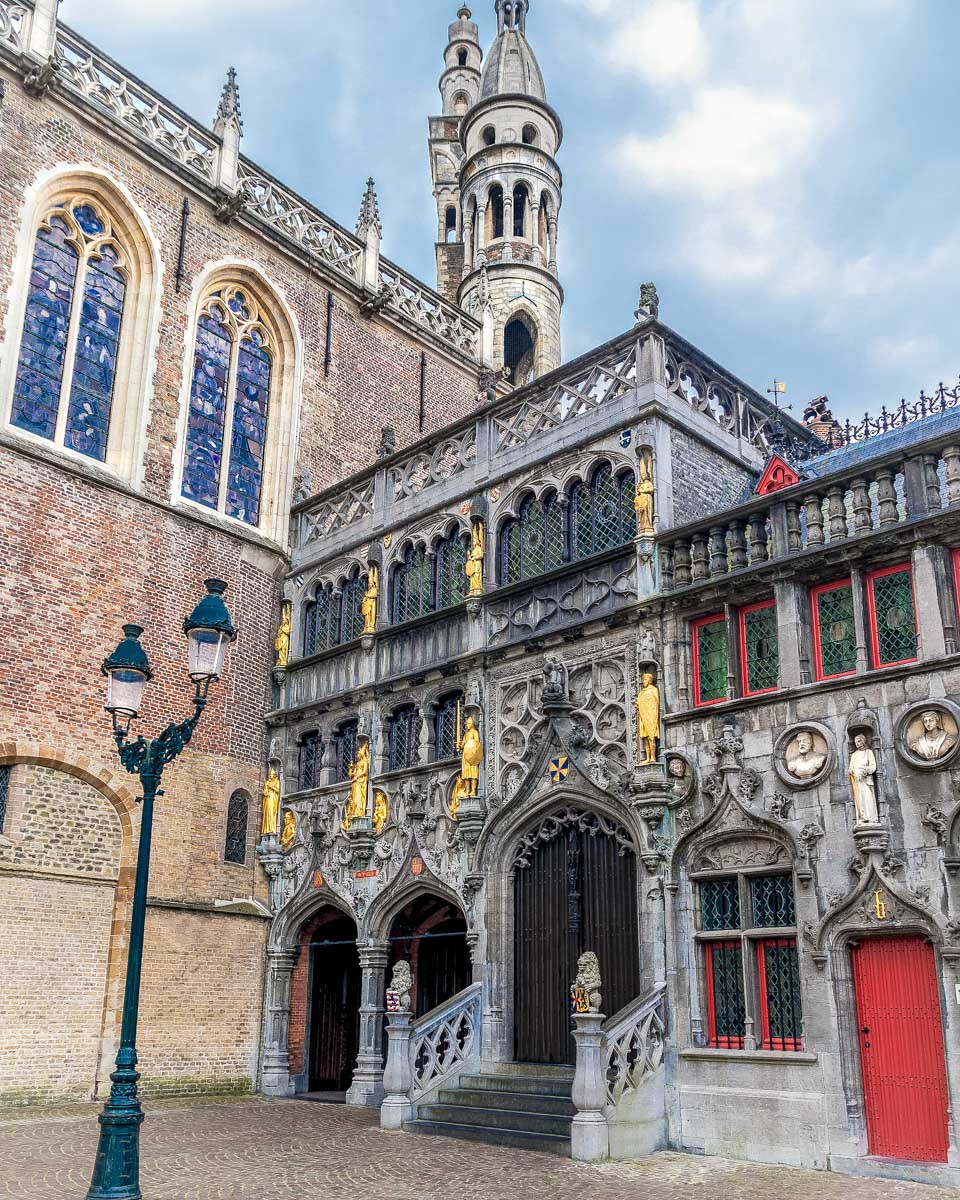 The Basilica of the Holy Blood in Bruges Belgium