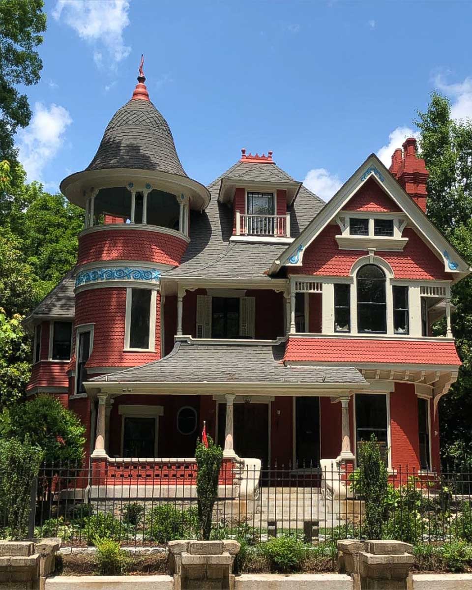 The Beath Dickey House seen on a food tour in Atlanta Georgia