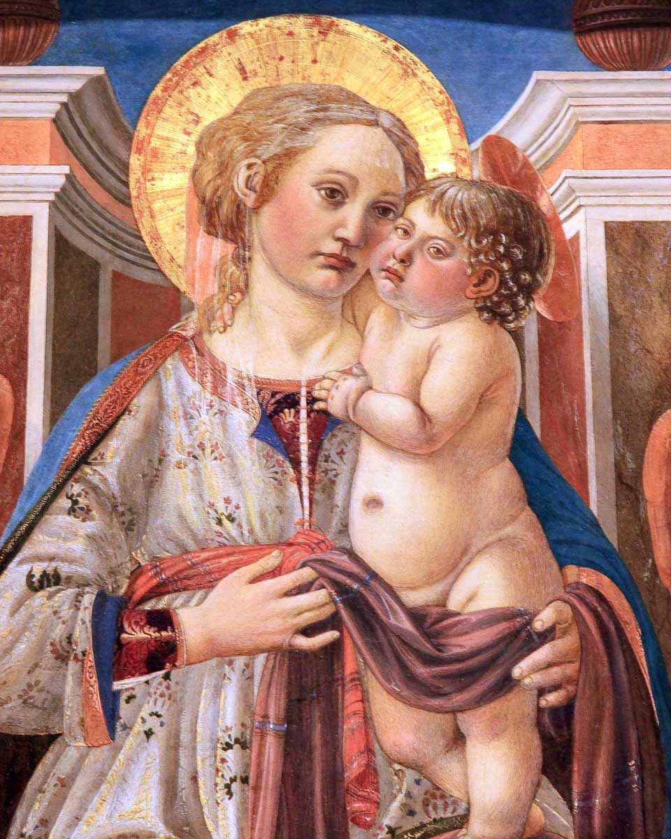 Uffizi Gallery painting in Florence Italy