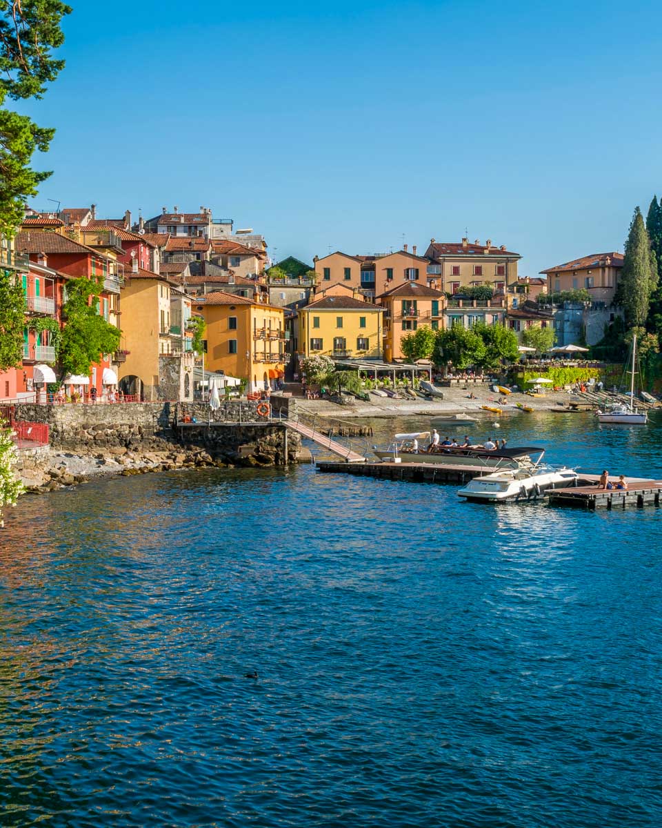 Varenna on Lake Como waterfront Italy