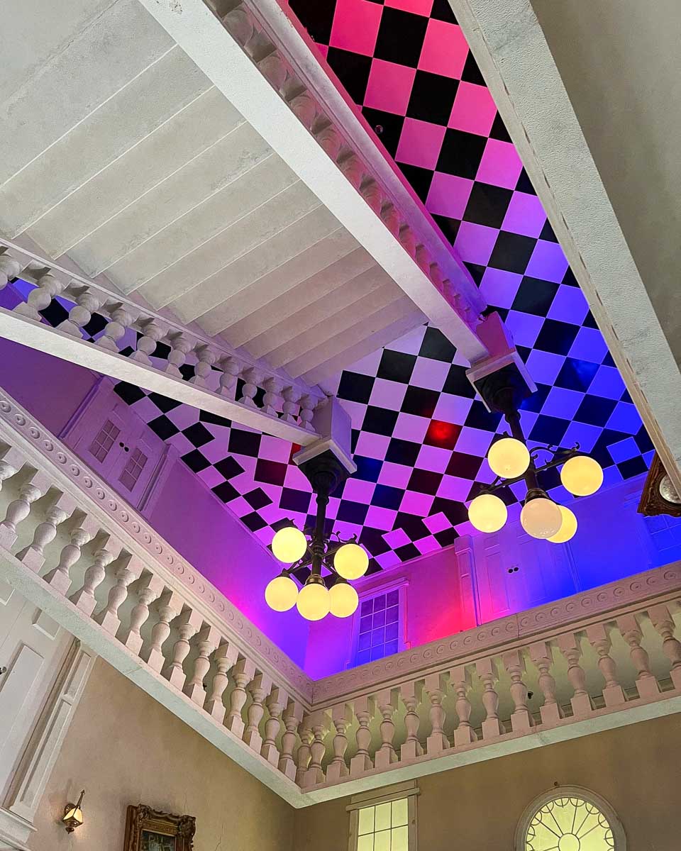 WonderWorks Orlando upsidedown staircase in Orlando Florida