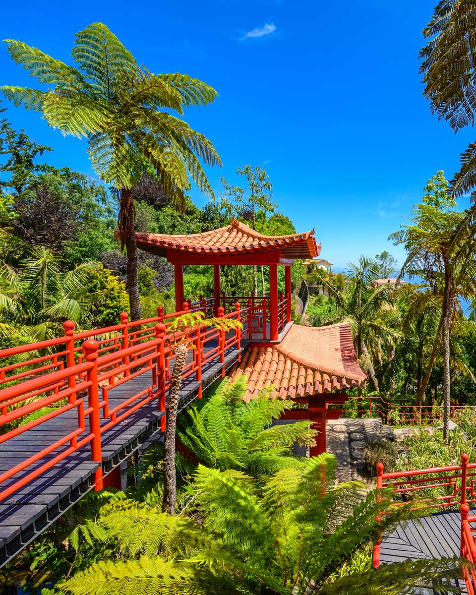 monte palace tropical garden in Madeira Portugal