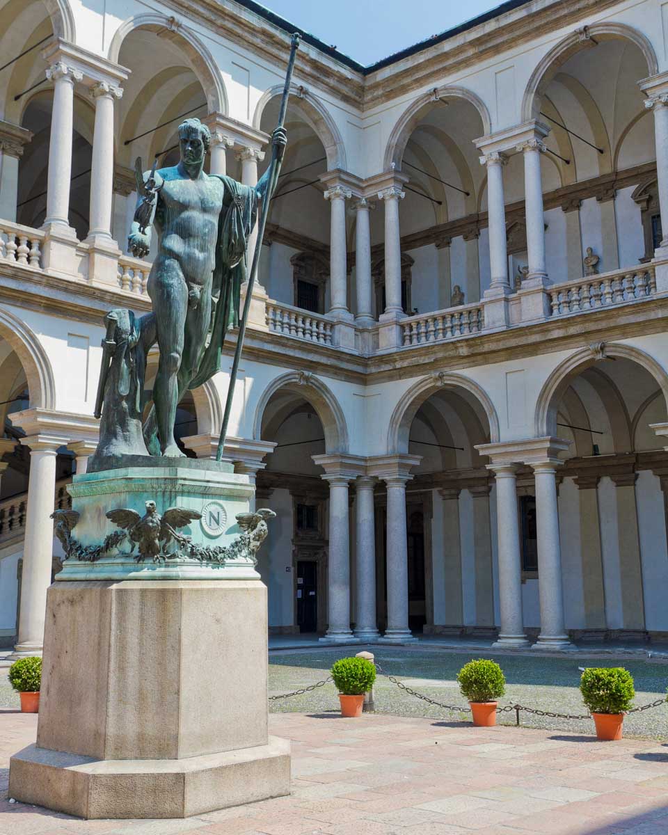 pinacoteca di brera art gallery in Milan Italy