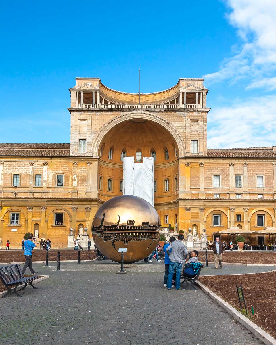 vatican museums courtyard Vatican Rome