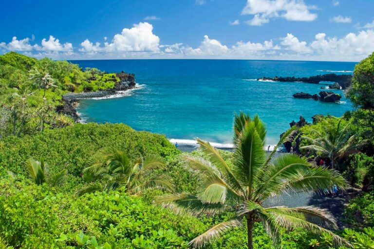 A beach in Maui Hawaii