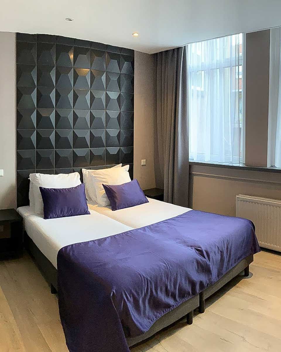 A hotel room at Hotel de Looier in Amsterdam