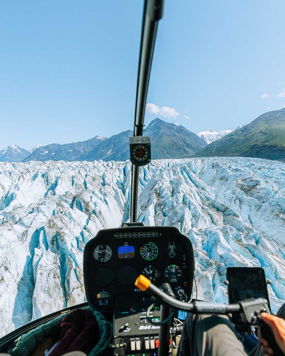 Alaska Helicopter Tours on a tour from Anchorage Alaska