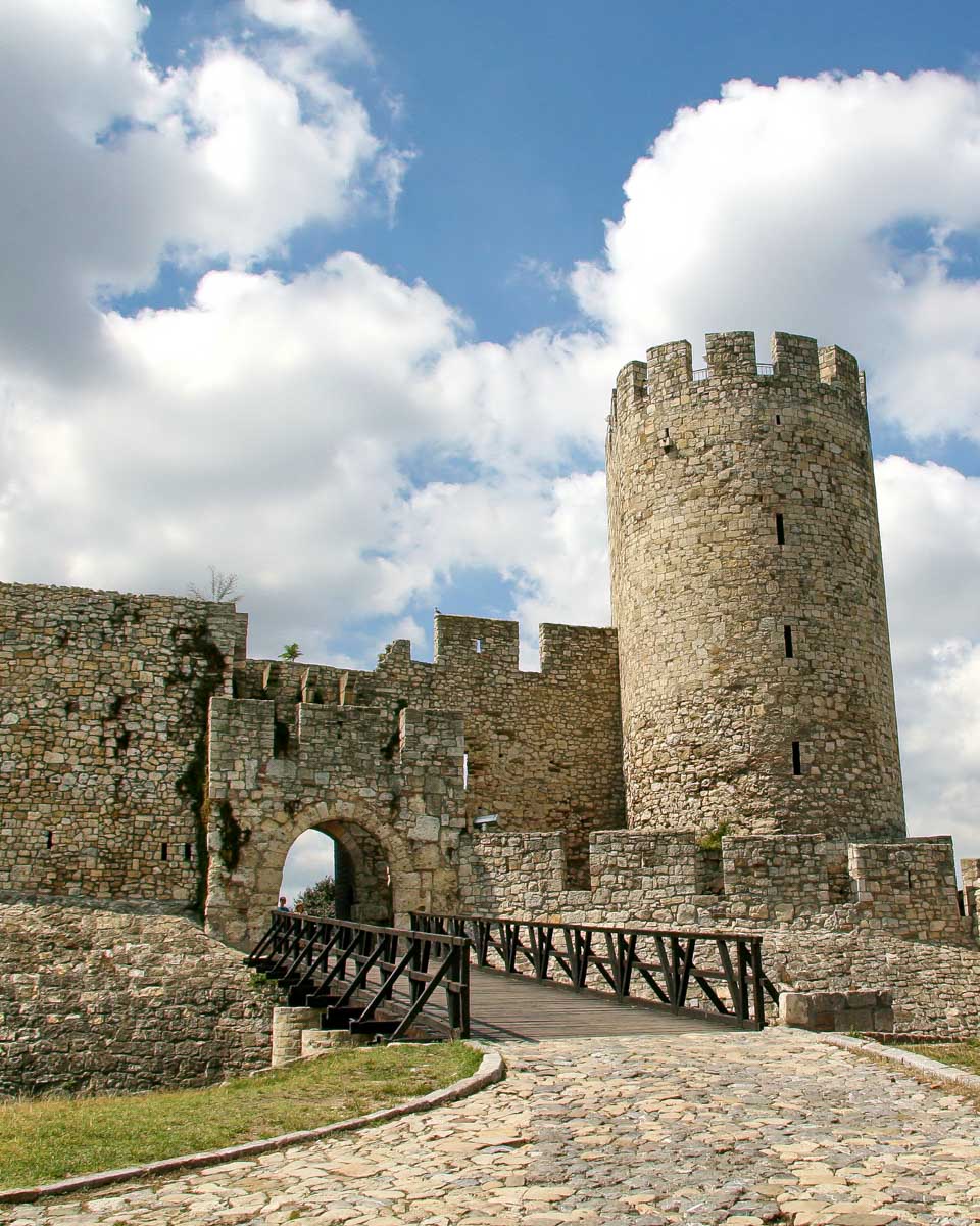 Belgrade Fortress seen on a segway tour in Belgrade Serbia