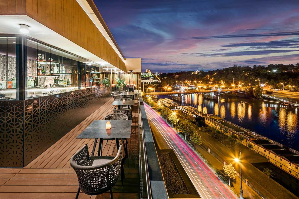 Casablanca Sky Bar Prague in Prague Czech Republic