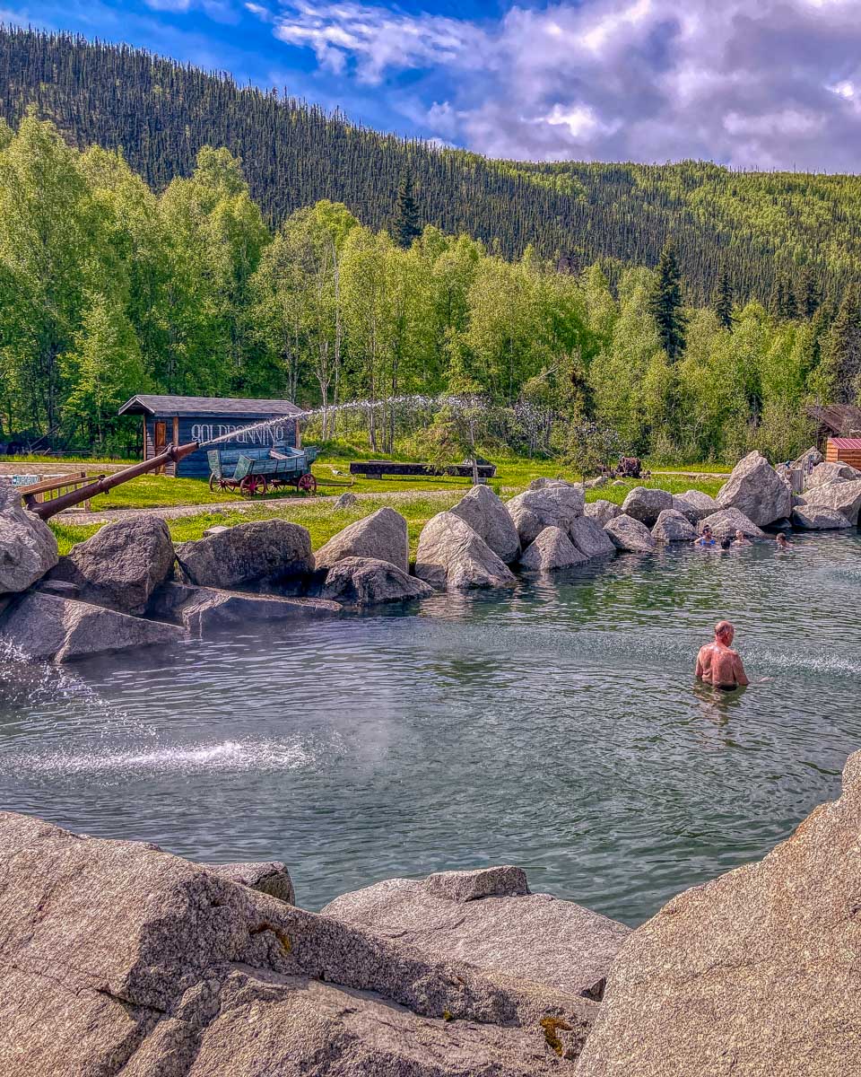 Chena Hot Springs seen on a tour from Fairbanks Alaska