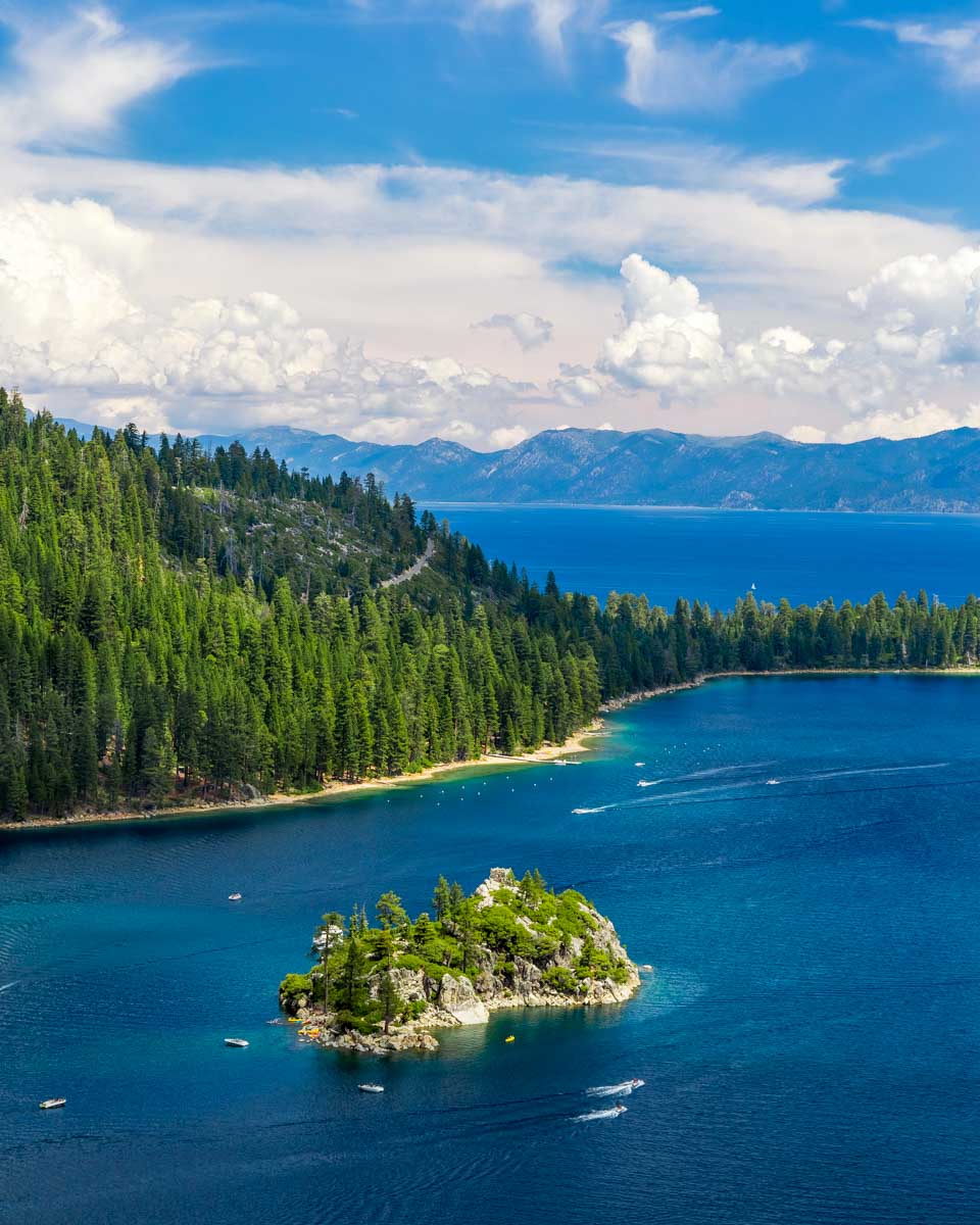 Emerald Bay on Lake Tahoe taken on a photograph tour in Lake Tahoe