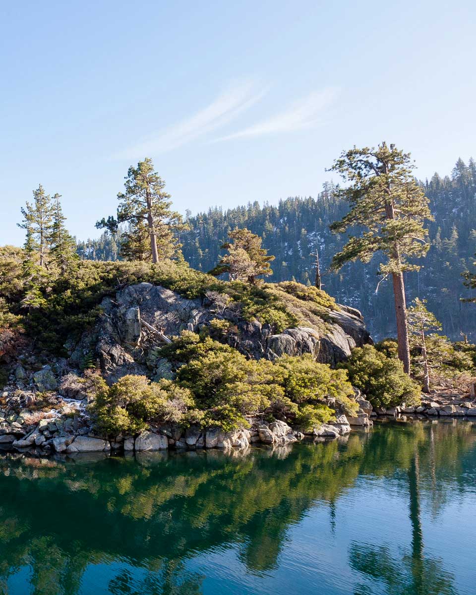 Fannette Island seen in Emerald Bay on a cruise of Lake Tahoe 1