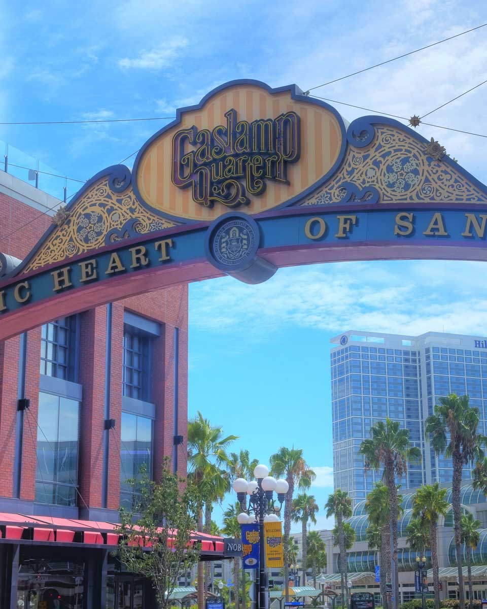 Gaslamp Quarter in San Diego California