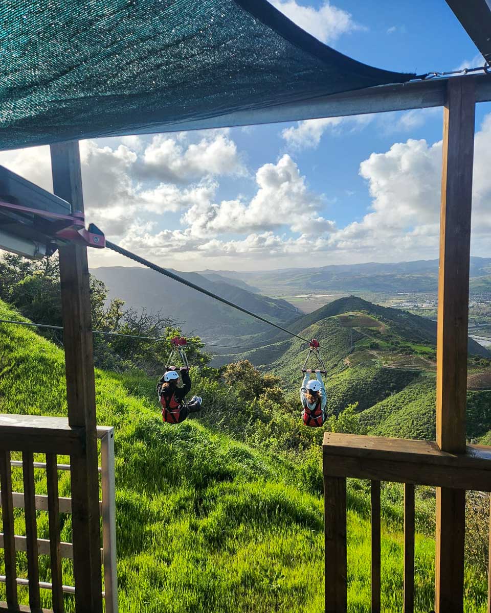 Highline Adventures zipline in Santa Barbara California